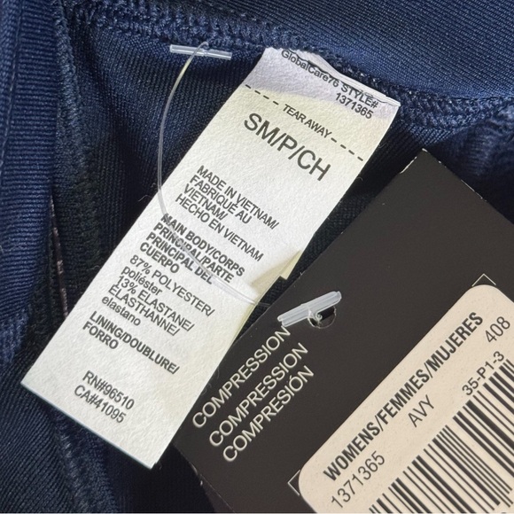 NWT | Under Armour Project Rock Printed Sports Bra | Size Small | Navy Speckle - Picture 7 of 8